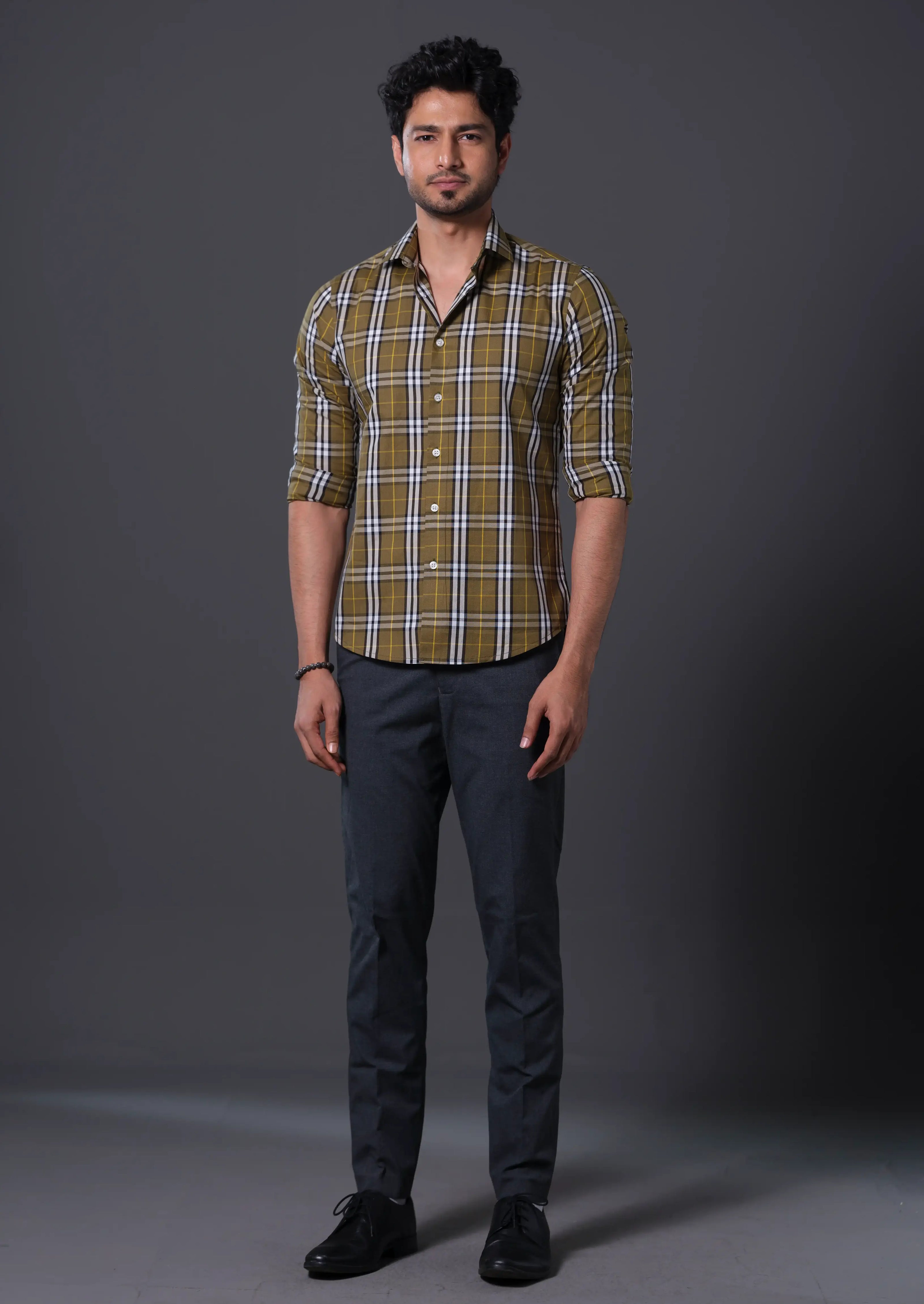 Men's Checked Full Sleeve Shirt | DSH-37