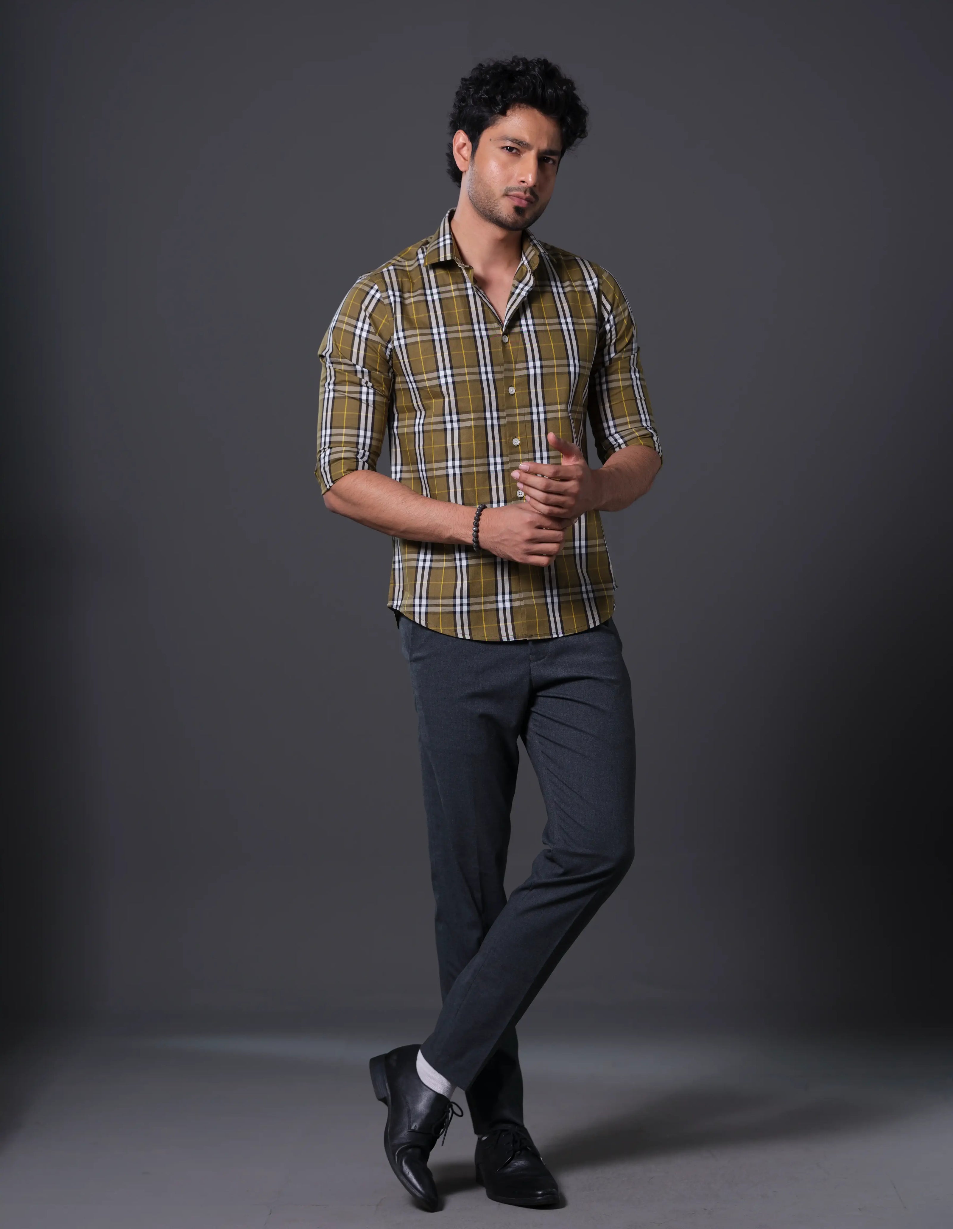 Men's Checked Full Sleeve Shirt | DSH-37