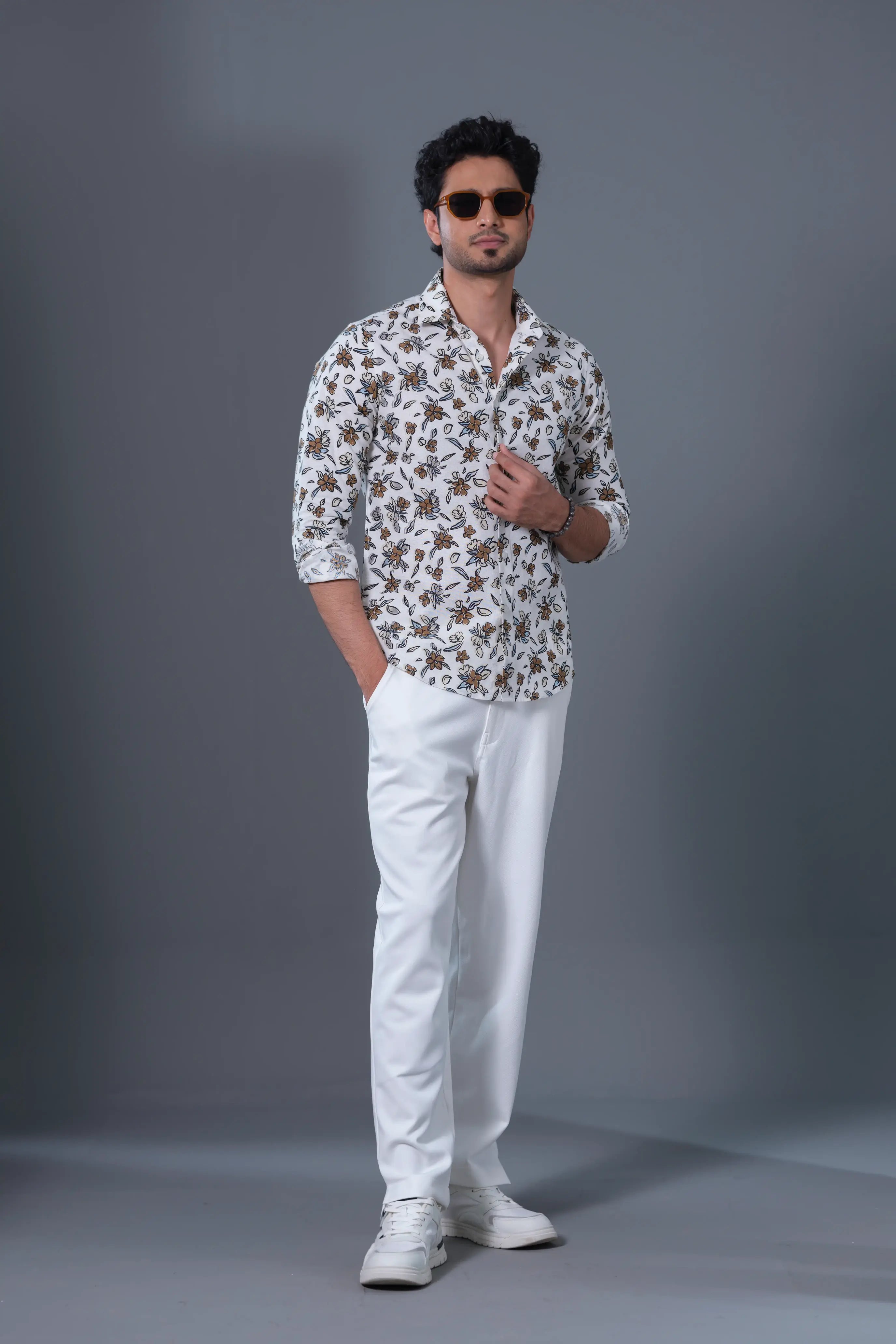 Floral Full Sleeve Shirt | DSH-16