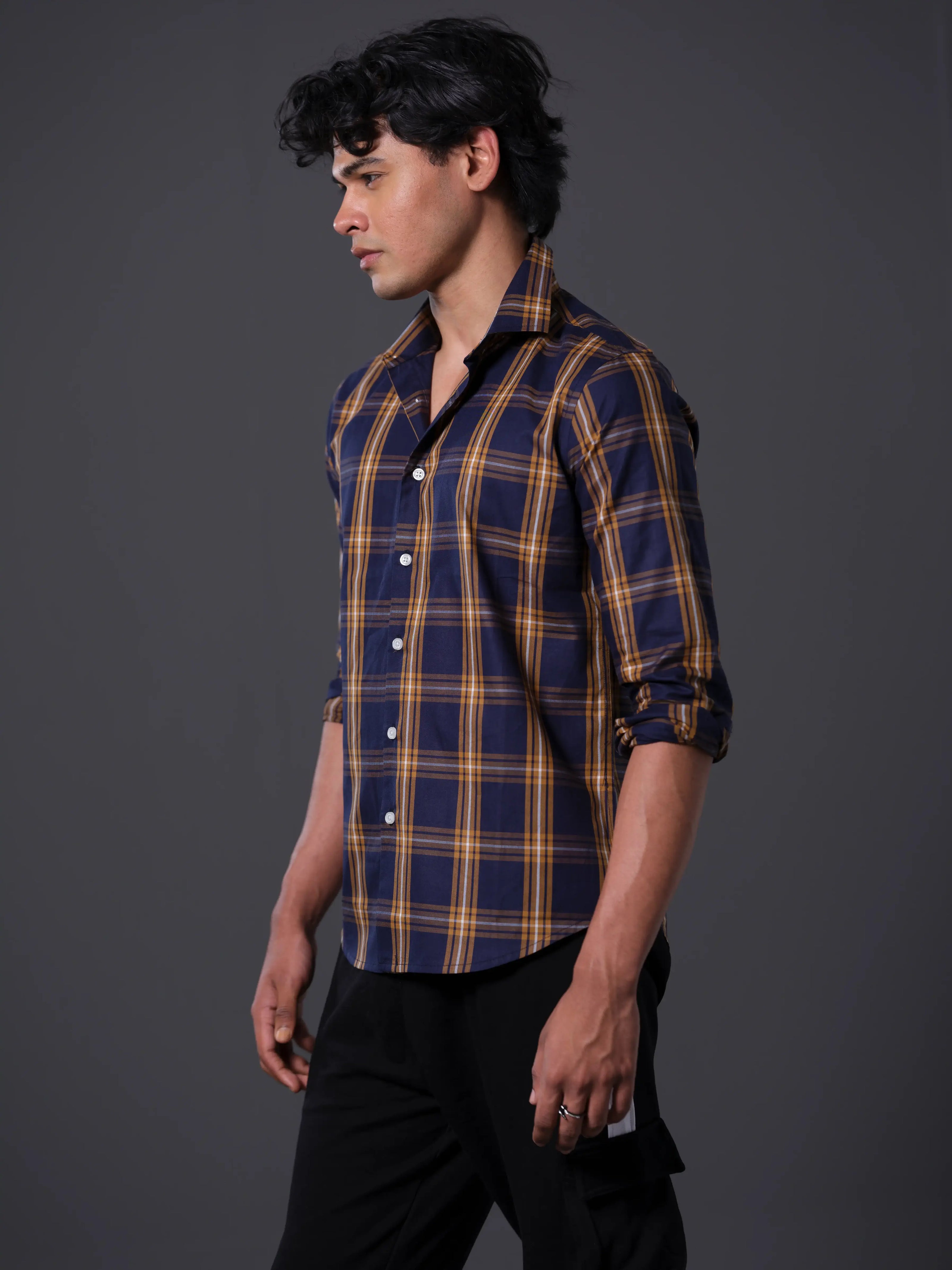 Checked Full Sleeve Shirt | DSH-38